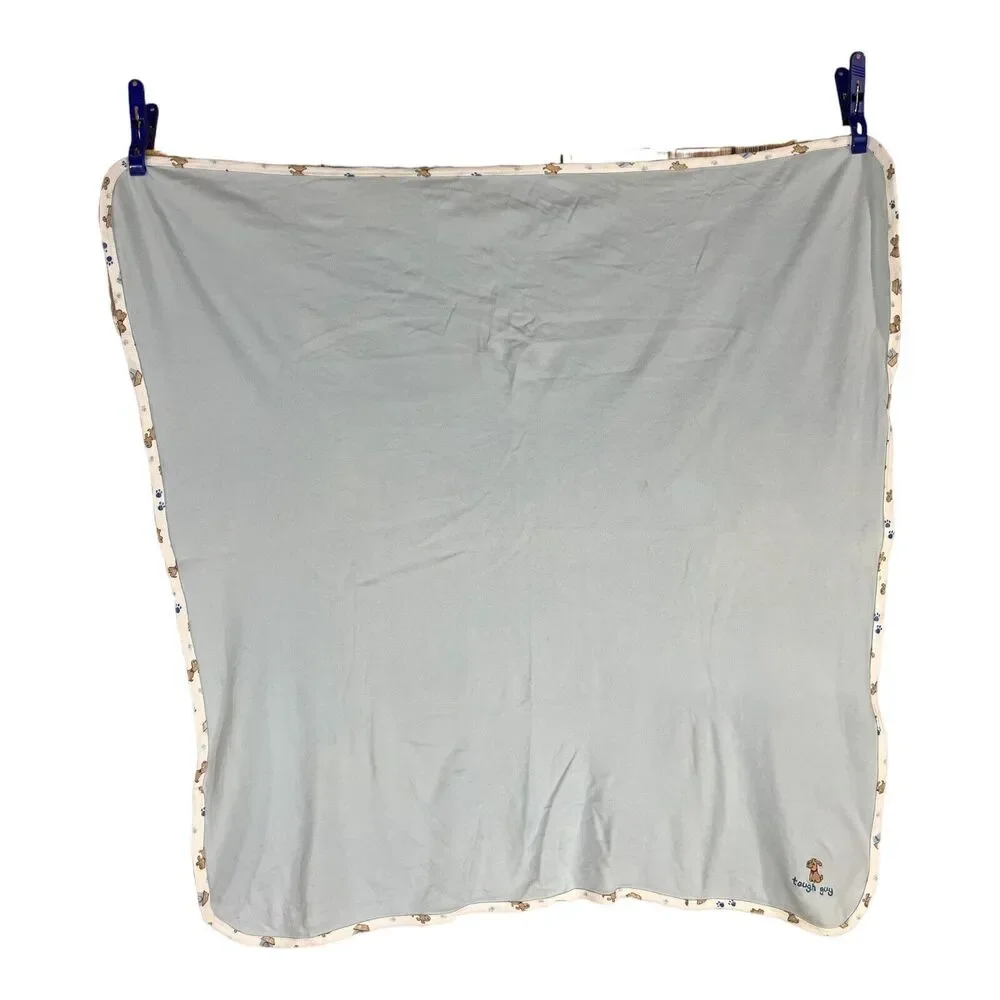 Luvable Friends Blue Dog Puppy Blanket “Tough Guy”